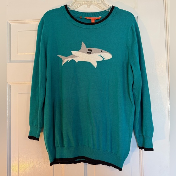Modcloth Sweaters - ModCloth LOOKIN' SHARK! KNIT SWEATER Size Large